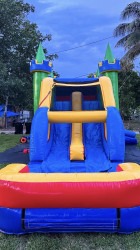 IMG 1383 1768660781 Bounce House with a Slide and Pool Retal-Multicolor