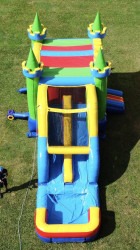 IMG 1387 1768660781 Bounce House with a Slide and Pool Retal-Multicolor